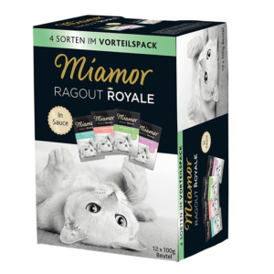 Miamor Ragout Royale in Sauce - Multibox Adult in 4 Sorten 12x100g