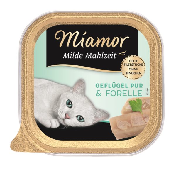 Miamor Milde Mahlzeit  - Geflügel und Forelle