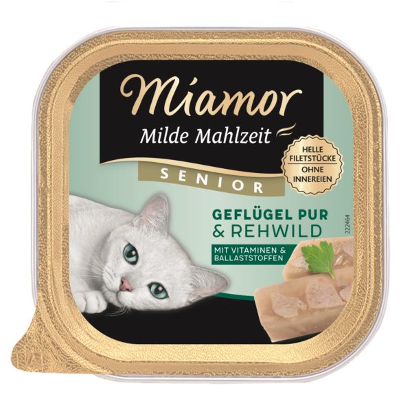 Miamor Milde Mahlzeit Senior - Geflügel und Rehwild