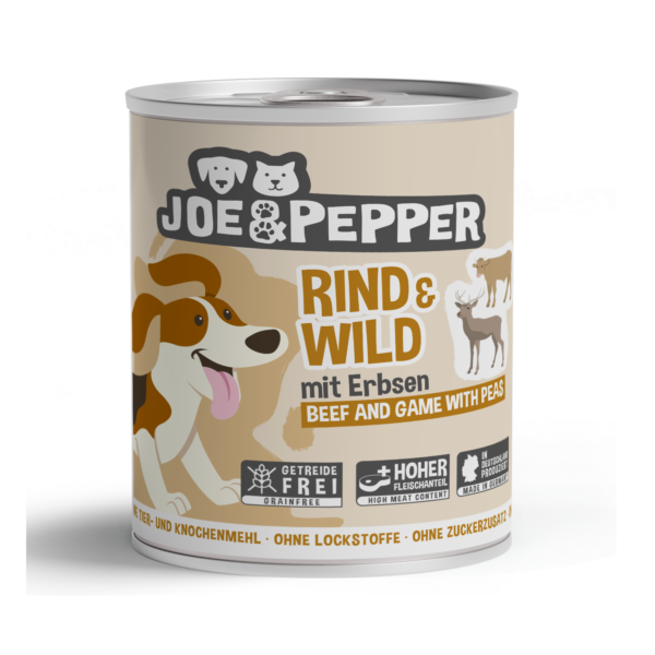 Joe & Pepper Dog - Rind & Wild mit Erbsen – Bild 2
