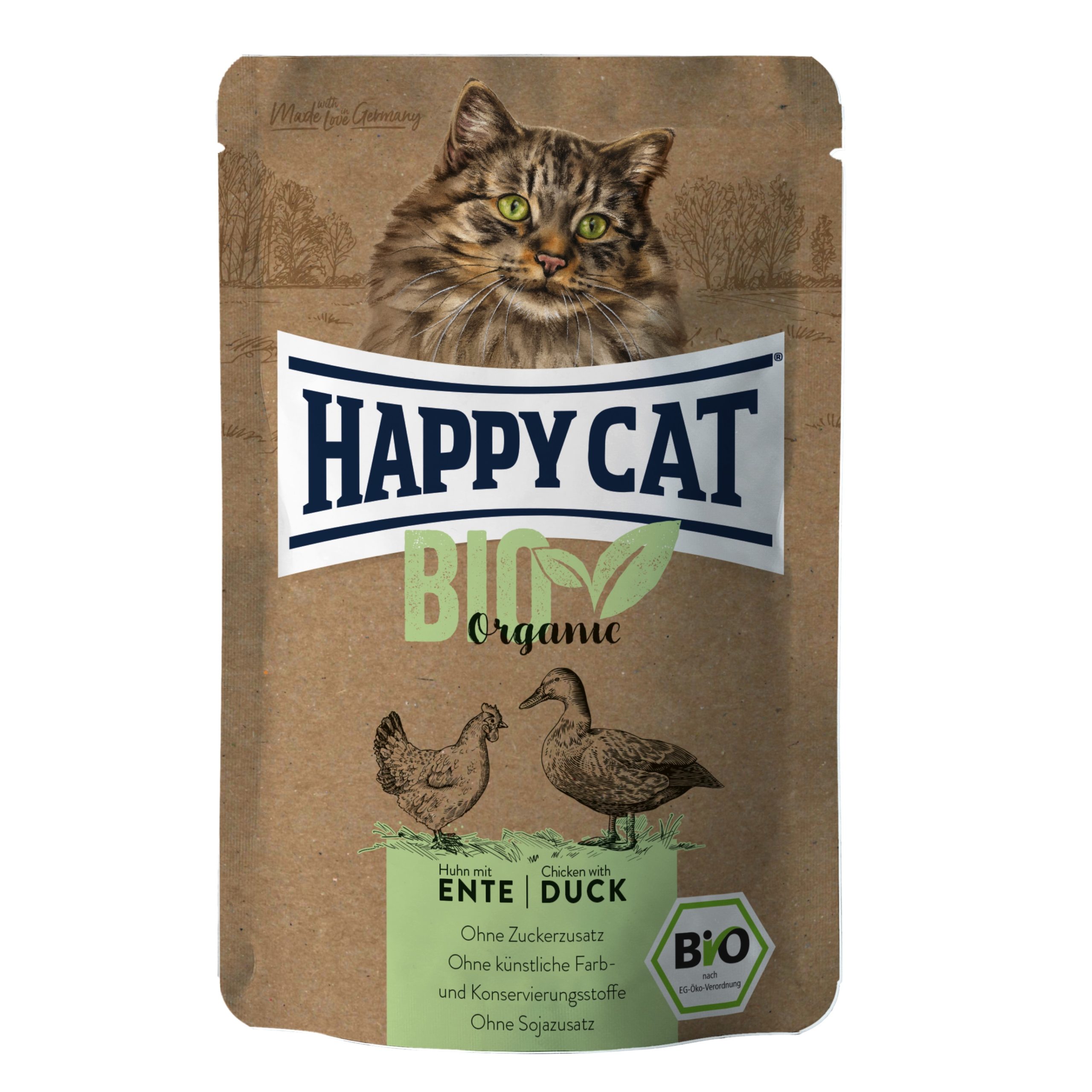 Happy Cat Bio Huhn mit Ente