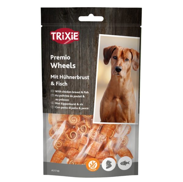 Trixie PREMIO Fish Chicken Wheels 75g