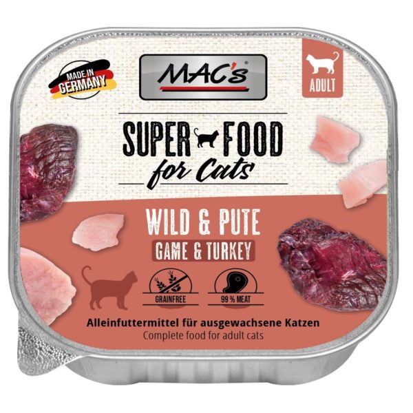 Mac´s - Katzen Schale - Wild & Pute 100g