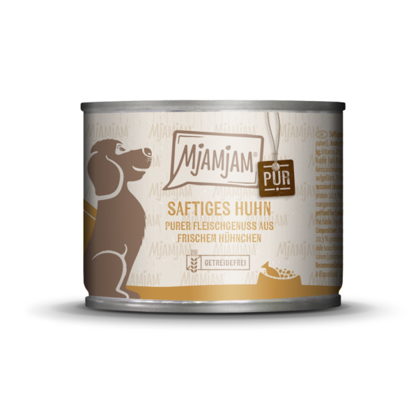 Mjamjam Saftiges Huhn pur Dose