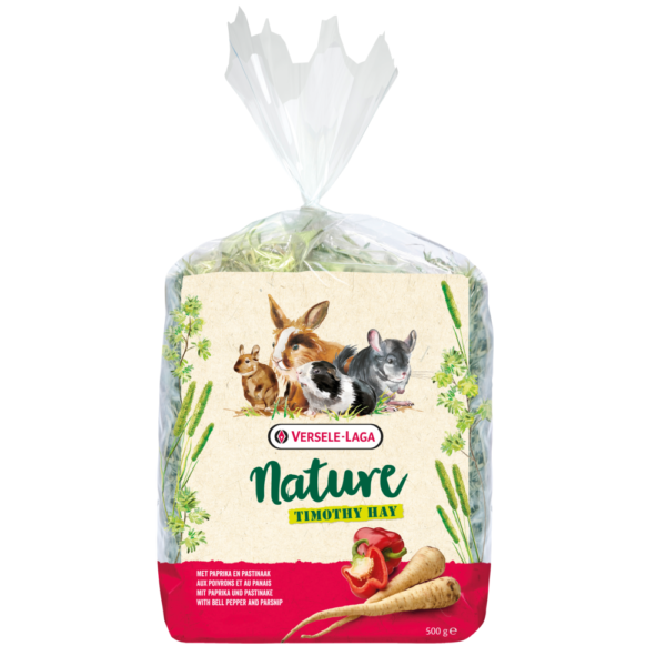 Versele-Laga Timothy Hay Bell Pepper & Parsnip 500g