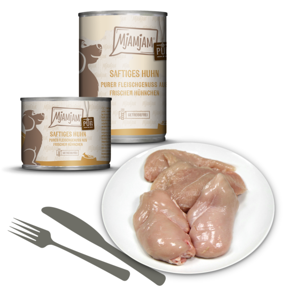 Mjamjam Saftiges Huhn pur Dose – Bild 3