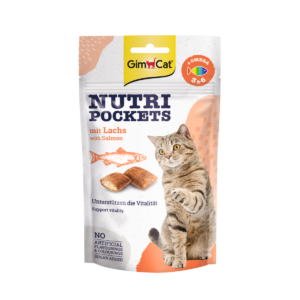 GimCat - Nutri Pockets mit Lachs 60g