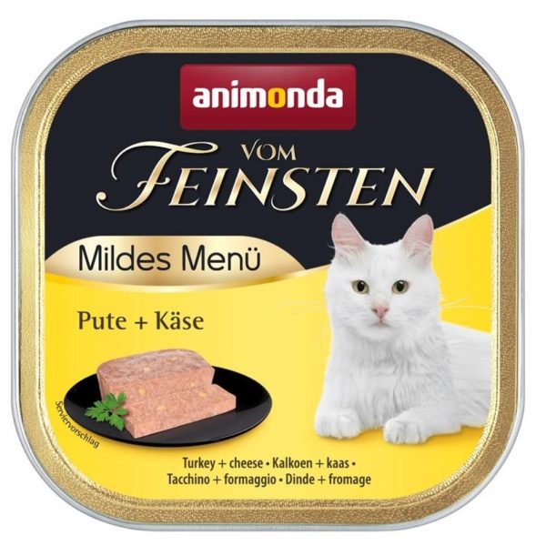 Animonda vom Feinsten Adult Mildes Menü Pute und Käse 100g
