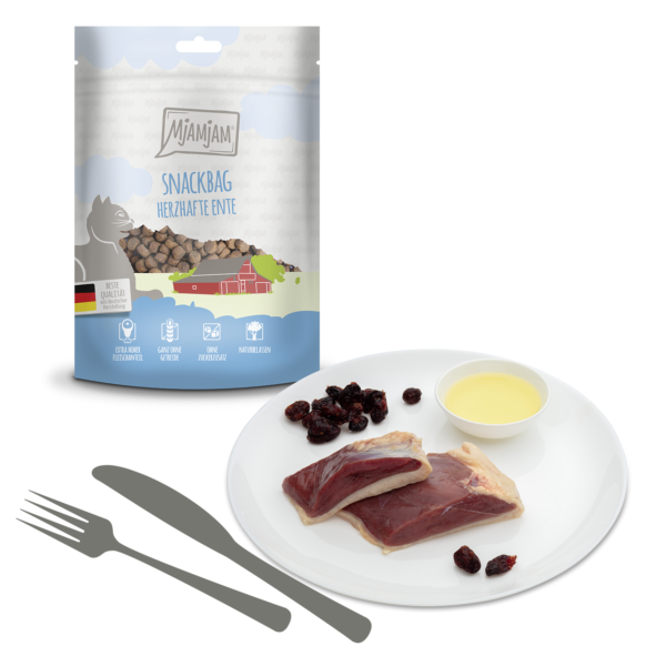 Mjamjam - Snackbag - herzhafte Ente 125g – Bild 2