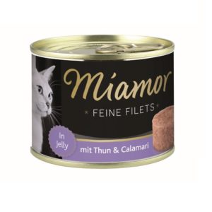 Miamor Feine Filets in Jellly Thun & Calamari 185g
