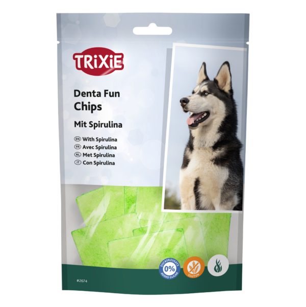 Trixie Denta Fun Spirulina Chewing Chips 50 g