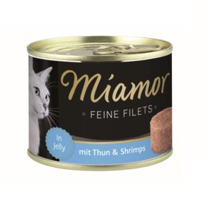 Miamor Feine Filets in Jellly Thun & Shrimps 185g