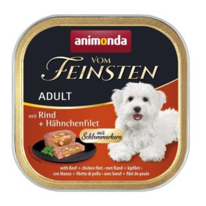 Animonda vom Feinsten Adult Schlemmerkern mit Rind + Hähnchenfilet 150g