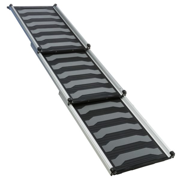 Trixie 3-fach Teleskop-Rampe, Aluminium/TPR – Bild 2