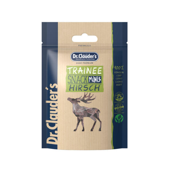 Dr.Clauder`s - Mini Trainee Snack Hirsch 50g
