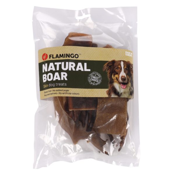 Flamingo Nature Snack Wildschweinhaut 200g