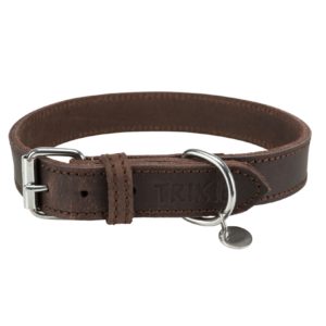 Trixie Rustic Fettleder-Halsband