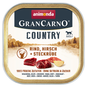 Animonda Gran Carno Country Adult - Rind, Hirsch + Steckrübe 150g
