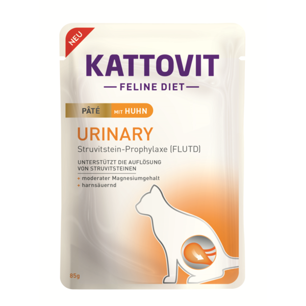 Kattovit Urinary - mit Huhn - Paté - 85g Frischebeutel