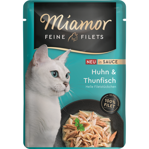 Miamor Feine Filets in Sauce Huhn & Thunfisch 100g