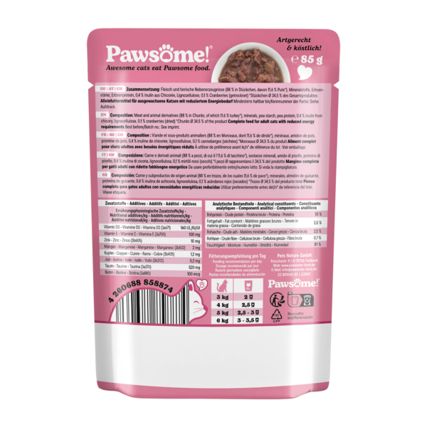 Pawsome! Adult Light Pute 85g – Bild 2