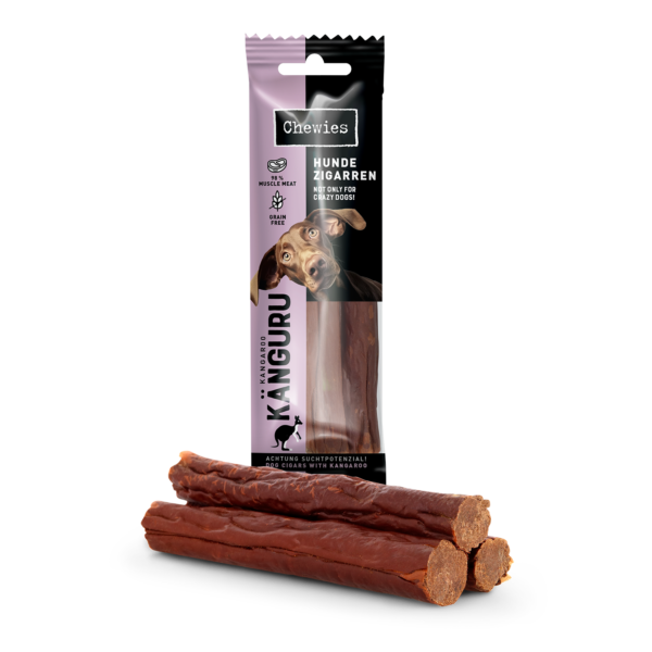 Chewies Hundezigarre Känguru 75g – Bild 3