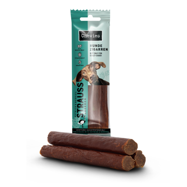 Chewies Hundezigarre Strauß & Beeren 75g – Bild 3