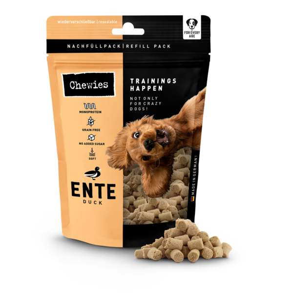 Chewies Trainings-Happen Ente 175g – Bild 3