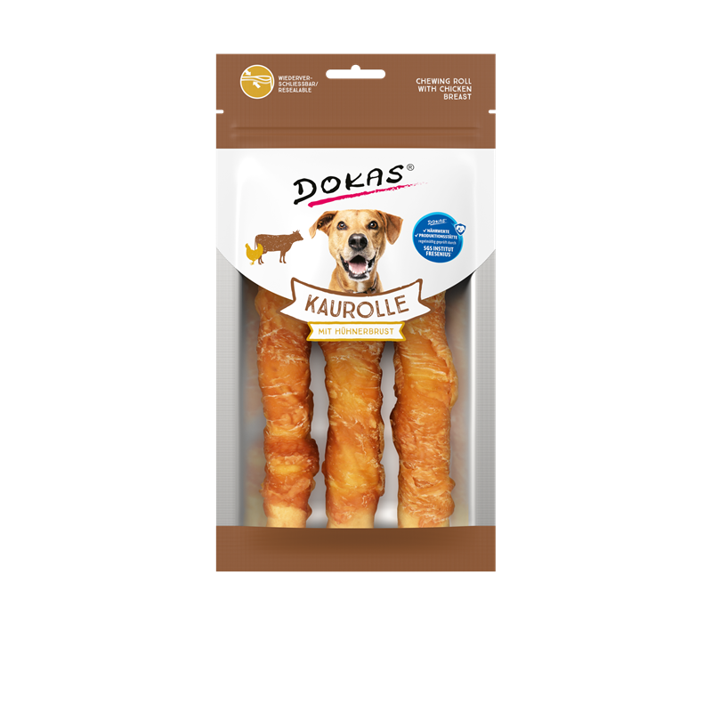 Dokas Kaurolle mit Hühnerbrust Medium 150g