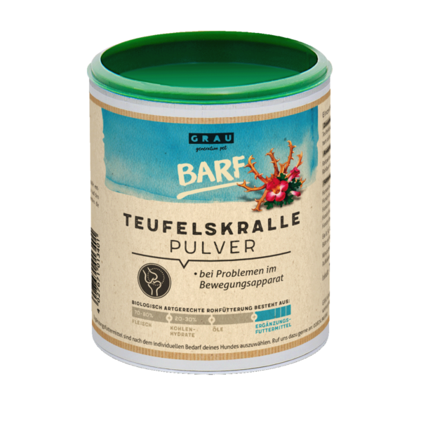 Grau Teufelskralle Pulver