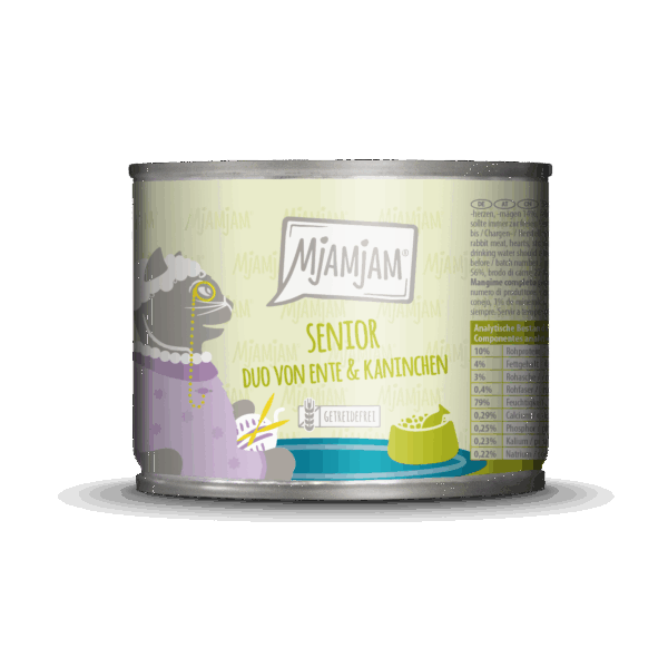 Mjamjam - Senior -DUO von zarter Ente & Kaninchen