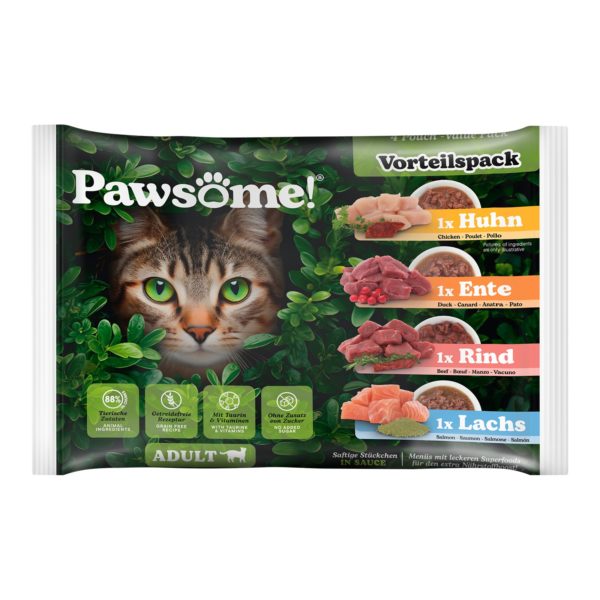 Pawsome! Adult 85g 4er Mixpack
