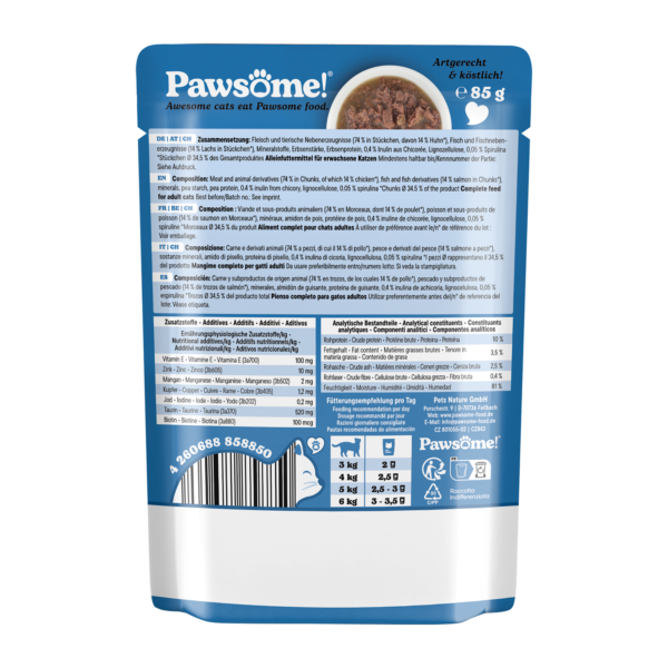 Pawsome! Adult Lachs 85g – Bild 2