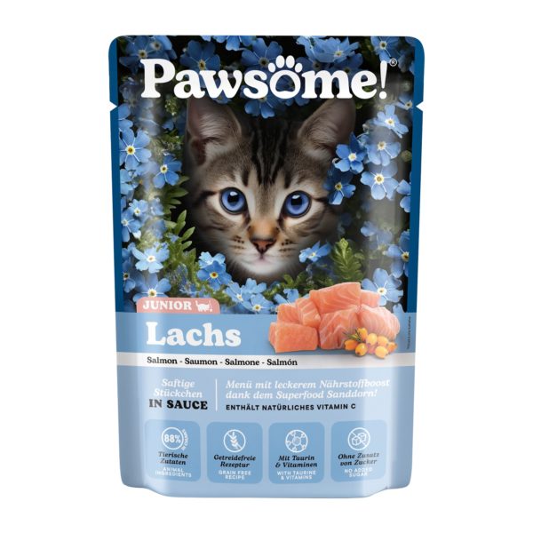 Pawsome! Kitten Lachs 85g