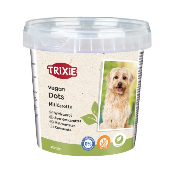 Trixie Vegane Soft Snack Dots 200g Karotte – Bild 2