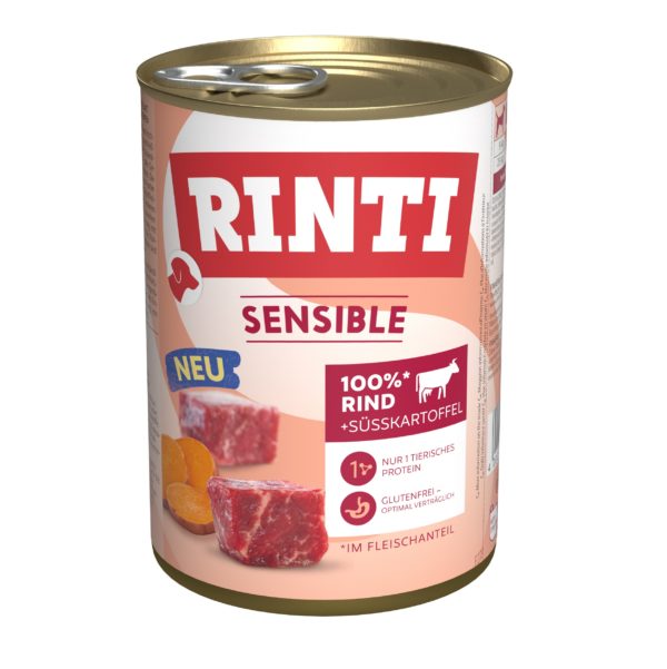 Rinti Sensible Rind + Süßkartoffel