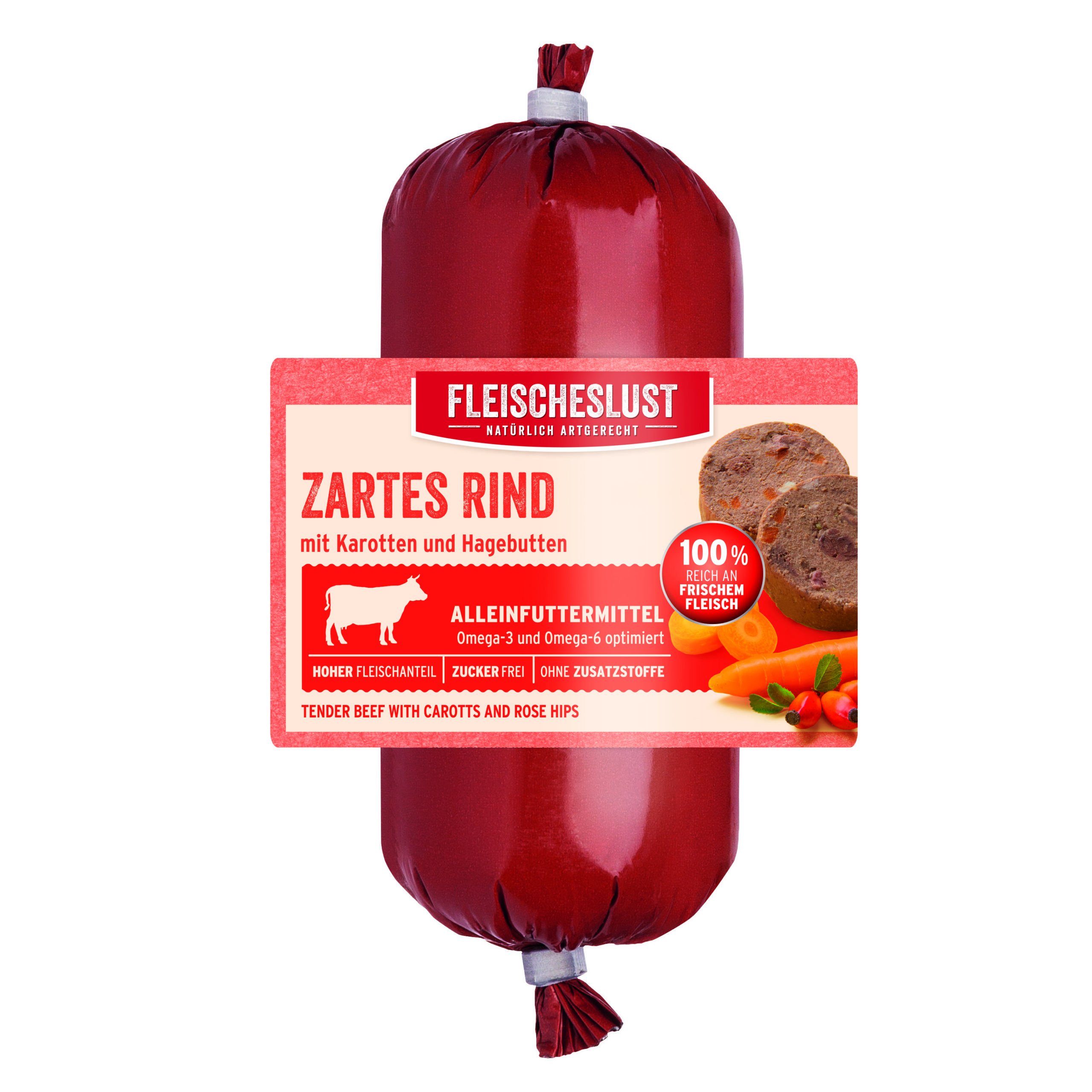 Fleischeslust - Classic Zartes Rind mit Karotten und Hagebutten