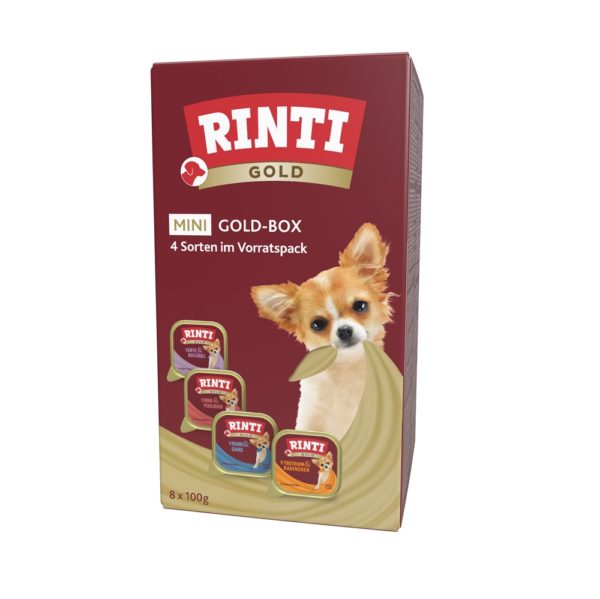 Rinti Gold Mini Gold-Box 8 x 100g Schalen