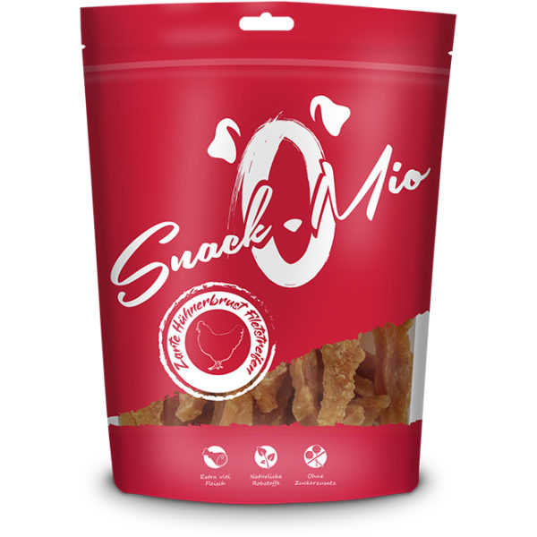 Snack-O-Mio - Hühnerbrust Filetstreifen 500g