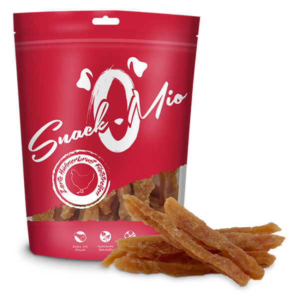 Snack-O-Mio - Hühnerbrust Filetstreifen 500g – Bild 2