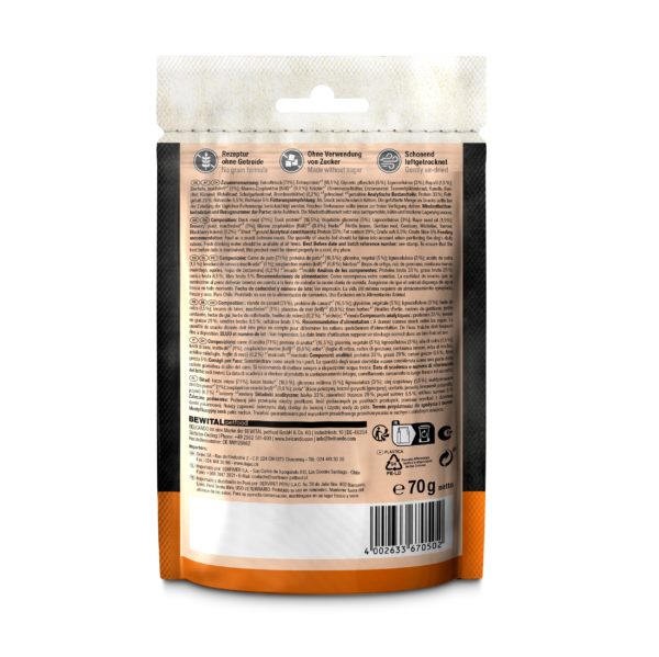 Belcando Snacks Stripes Duck 70g – Bild 2