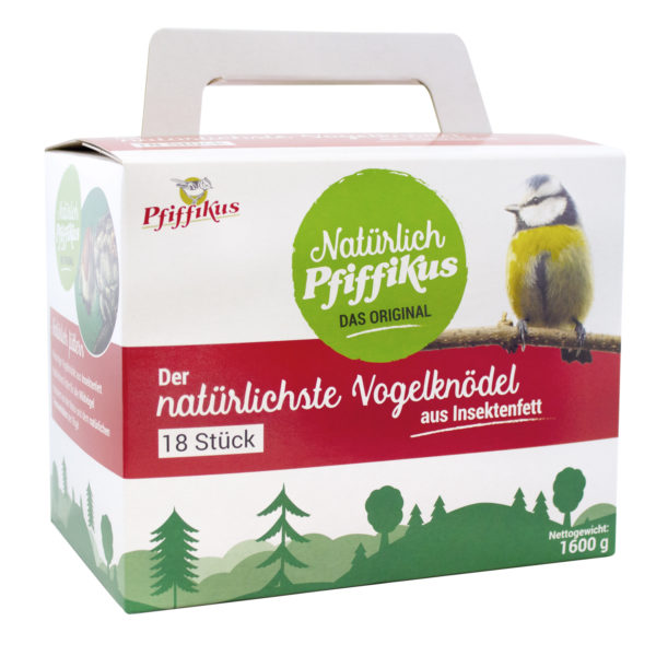 Natürlich Pfiffikus Vogelknödel mit Insektenfett ohne Netz – Bild 2