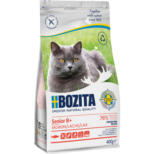 Bozita Cat Senior 8+ mit Lachs 400g