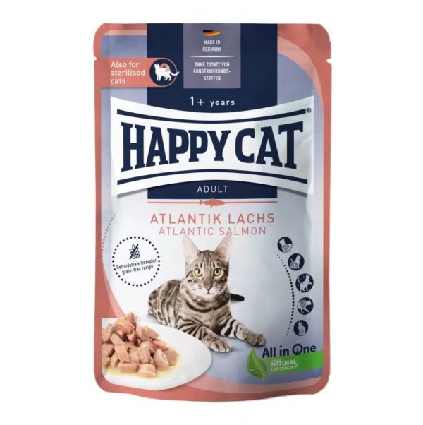 HappyCat Meat in Sauce - Culinary Atlantik-Lachs 85g