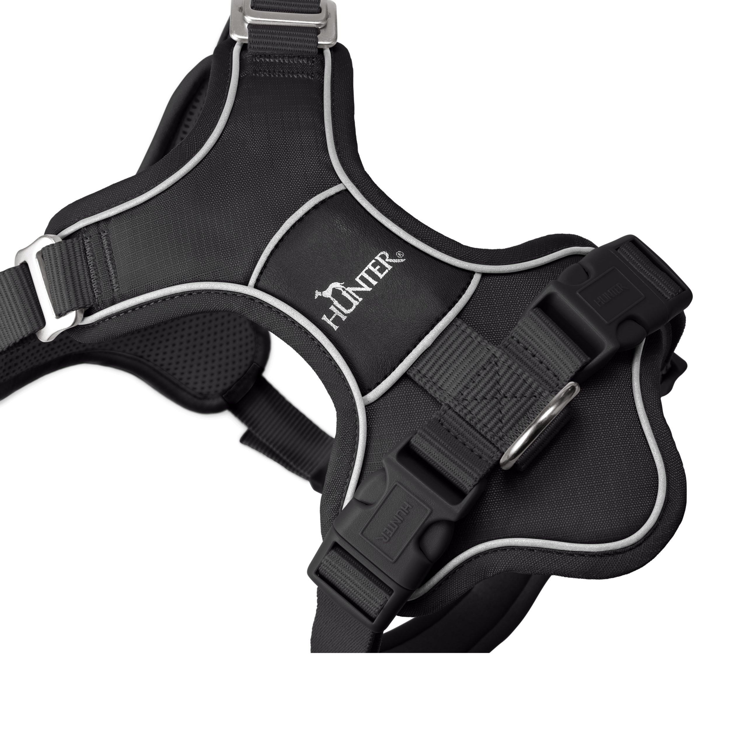 Hunter Geschirr Divo Up - Farbe: schwarz – Bild 3