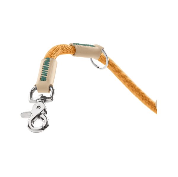 Hunter Verstellbare Führleine Malia 10/200, apricot/natur – Bild 5