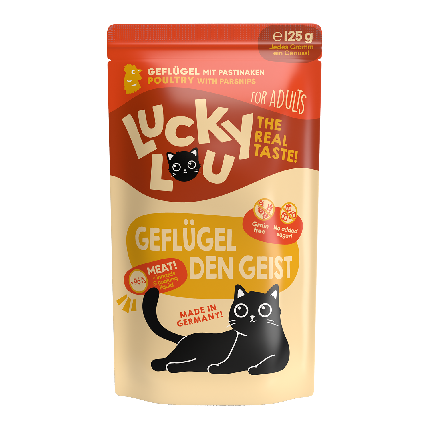 Lucky Lou Lifestage Adult Geflügel Frischebeutel/Pouch
