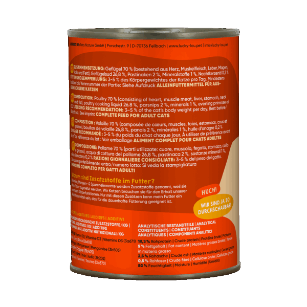 Lucky Lou Lifestage Adult Geflügel Dose – Bild 3