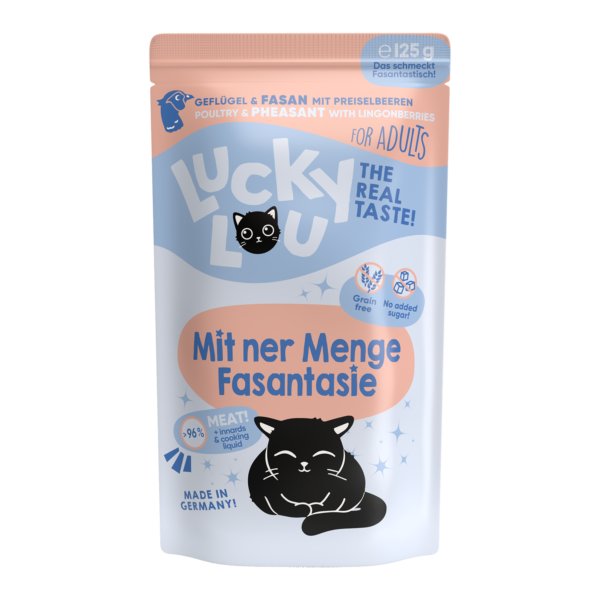 Lucky Lou Lifestage Adult Geflügel & Fasan Frischebeutel/Pouch