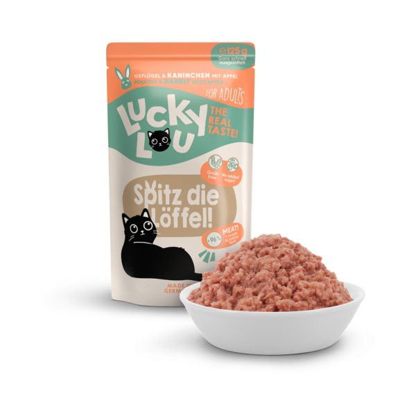 Lucky Lou Lifestage Adult Geflügel & Kaninchen Frischebeutel/Pouch – Bild 2